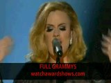 Adele after voice operation Grammys 2012 performance