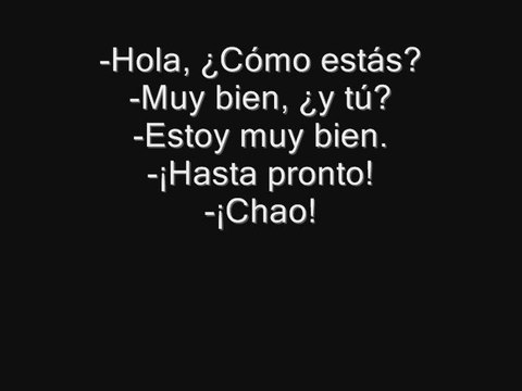 Basic Spanish Conversation - Spanish Word Pronunciation