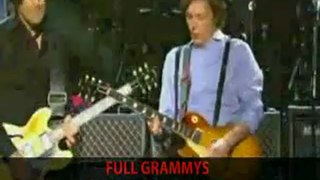Paul McCartney Grammys 2012 guitar supershow