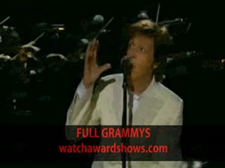 Paul McCartney My valentine Grammys 2012 performance
