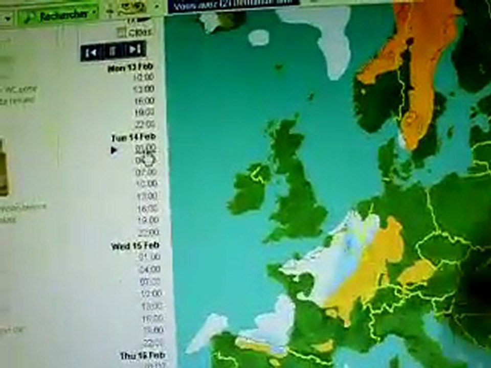 Météo du lundi 13 février 2012 de Gigi