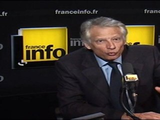 Villepin : "Le Front national, c'est se tirer une balle dans la tête"