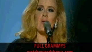 Adele Rolling in the Deep Grammy Awards 2012 performance HD 54th Grammys