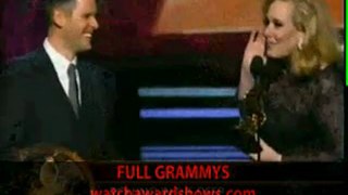 Adele speech Grammy Awards 2012 HD 54th Grammys