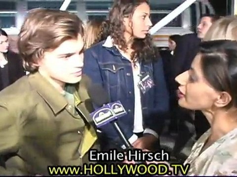 Emile Hirsch How to make it in Hollywood