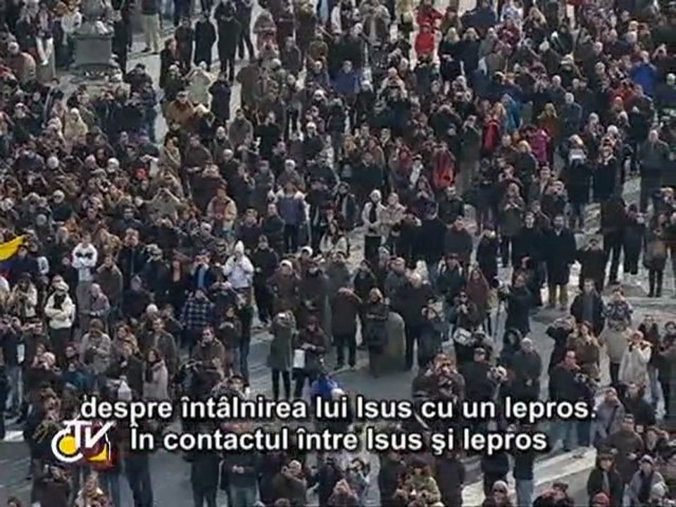 Benedict al XVI-lea: Numai Isus vindecă rănile interioare