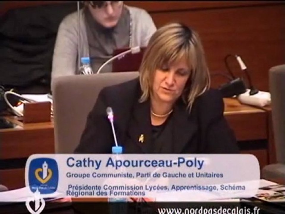 Intervention Cathy Apourceau-Poly commission apprentissage 06-02-12