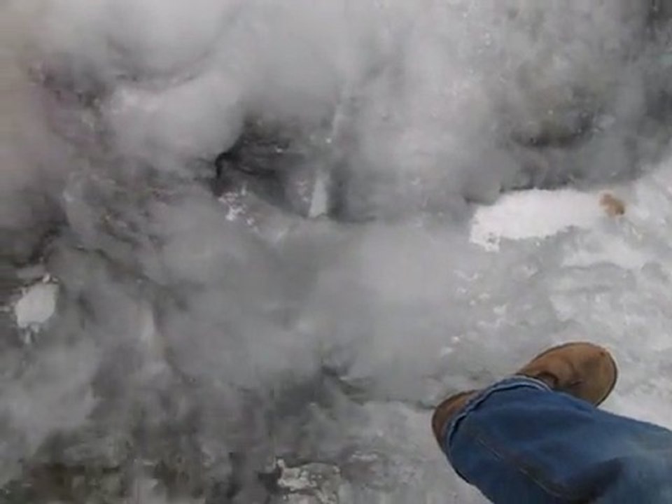 Glace sur l'Ardèche