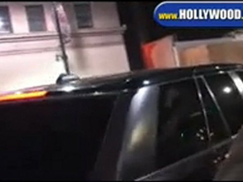 Haylie Duff Leaving Katsuya.