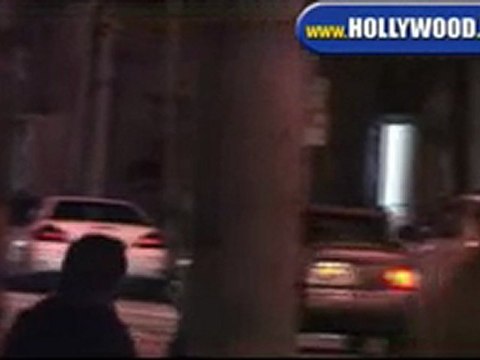 Lukas Haas Leaving Villa.