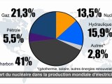 La place du nucléaire dans la production mondiale d'électricité