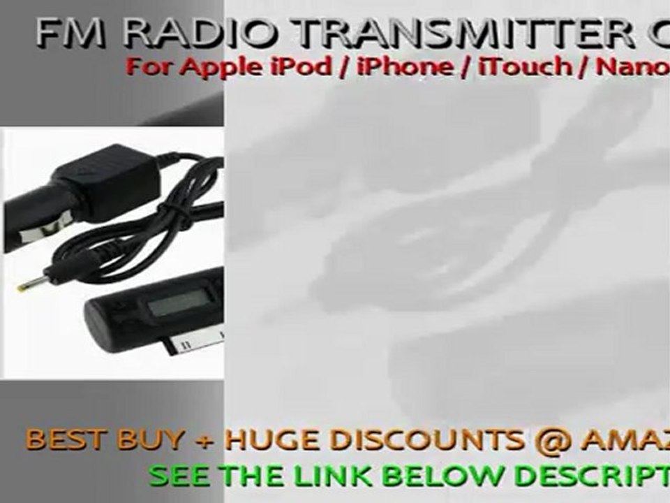 Radio Transmitter for iPod $10 only Best Buy!