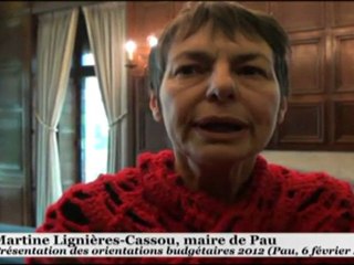 Pau Lignieres Cassou Budget 2012 (6 février 2012)