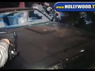 David Spade Drives out of STK.