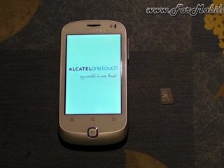 Alcatel 990 Chrome - Inserimento microSD, SIM, batteria e prima accensione