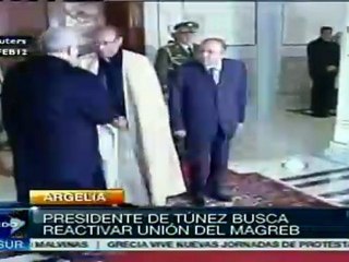 Presidente de Túnez busca reactivar la Unión del Magreb