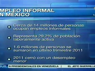 Aumenta el empleo informal en México