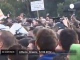 Athens: protesters clash with police - no comment