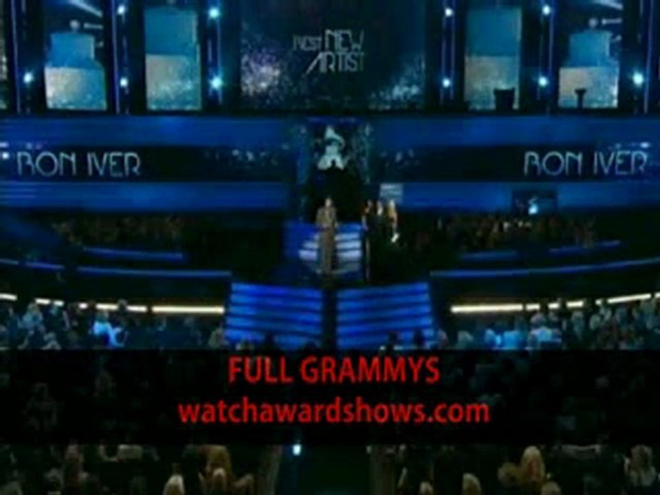 Bon Iver Best New Artist acceptance speech Grammy Awards 2012_(new)405773534