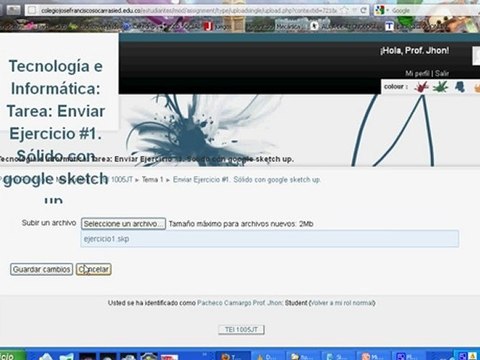 Enviar archivos y actividades