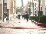 Le centre d'Athènes dévasté par les violences