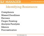 Organizational Change Resistance - A How To Guide for Busy Managers