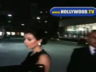 Kim Kardashian Leaves Mr Chow.