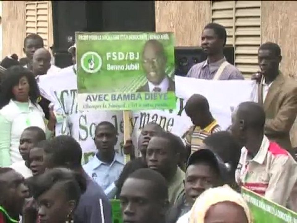 MEETING DU FSDBJ CONTRE LA CANDIDATURE DE WADE