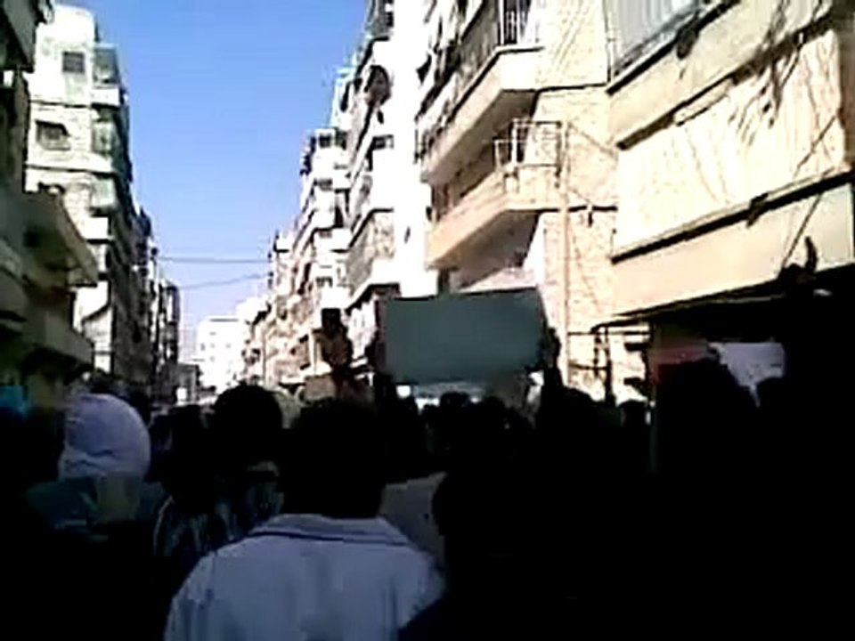 فري برس   حلب   الفردوس   تشييع الشهيد محمد يوسف علوش 11 2 2012 ج2