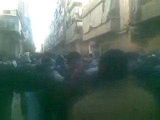 فري برس   حلب   الفردوس   تشييع الشهيد محمد يوسف علوش 11 2 2012 ج1