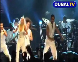 Dubai.TV at the Christina Aguilera Concert in Abu Dhabi.