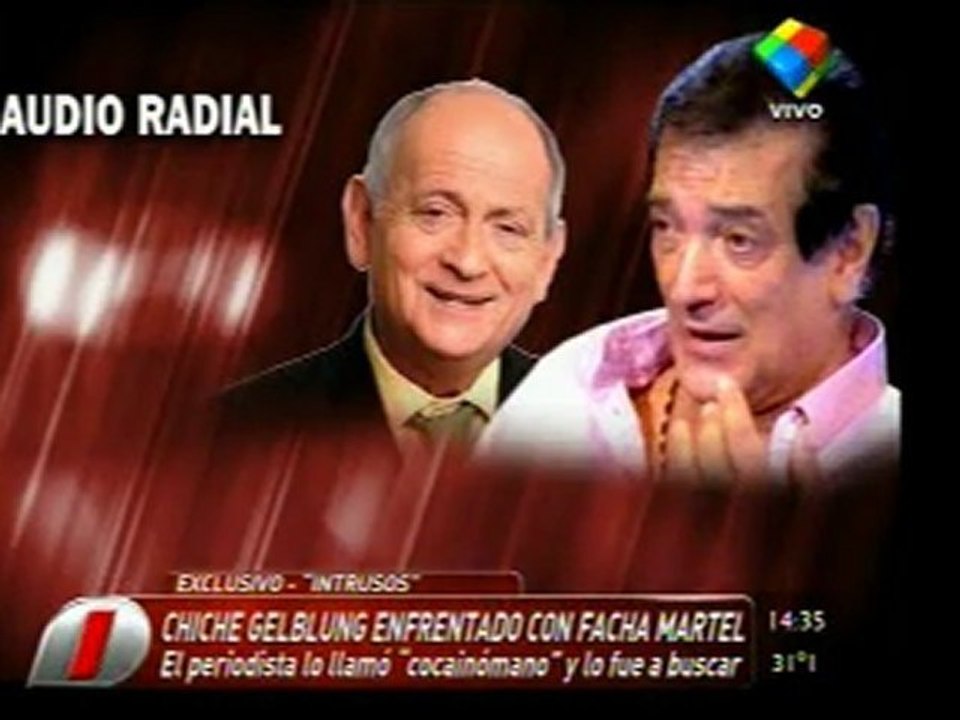 Pronto.com.ar Fuerte cruce entre Facha Martel y Chiche