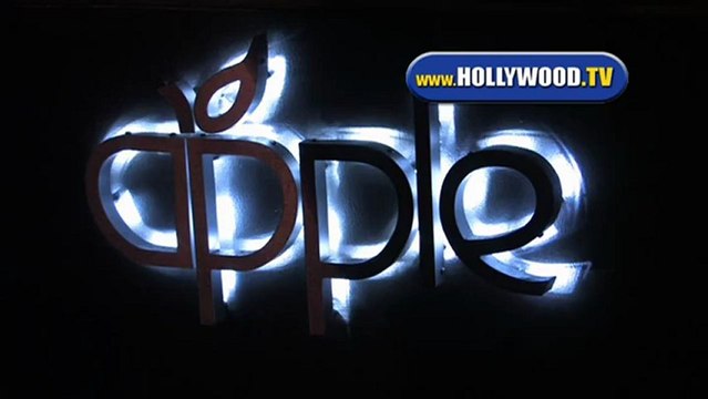Ashton Kutcher leaves Apple Night Club in West Hollywood.