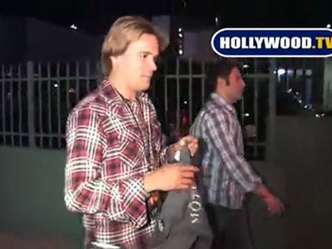 EXCLUSIVE: Sean Stewart & David Weintraub Leave Motley Crue Concert.