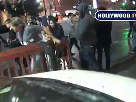 Jonah Hill and Friends Leave Hollywood Night Club.