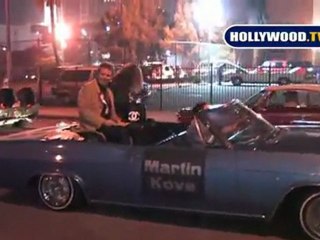 EXCLUSIVE: Martin Kove Leaves Santa's Christmas Parade.