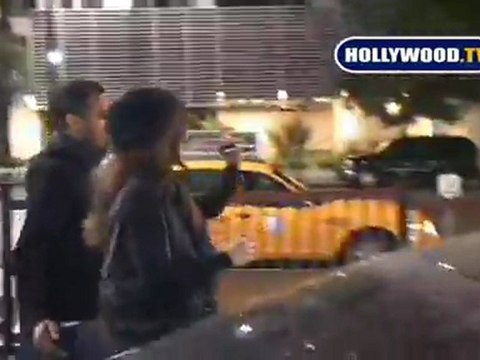 Eliza Dushku Leaves a Celebrity Hot Spot.