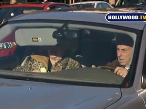 EXCLUSIVE: Estelle Harris Leaves Harrai in Beverly Hills.