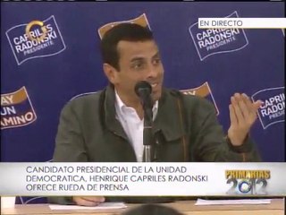 Capriles: "Los tres millones de votos cargan locos a algunos"