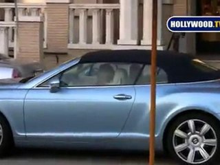 Paris Hilton Leaves Barney's New York