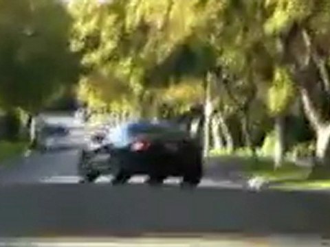 EXCLUSIVE: Lindsay Lohan Speeds Through Beverly Hills Neighborhood