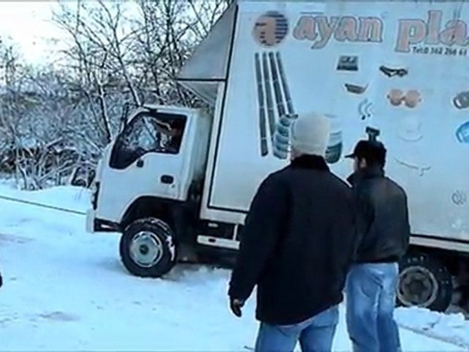 Abana Belediyesi Araç Kurtardı