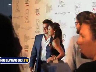 Nick Lachey And Vanessa Minnillo Show Up At The P.S. Art