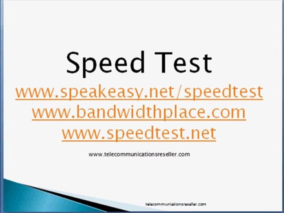 Learn to Run a Speed Test to Check Your DSL Speed