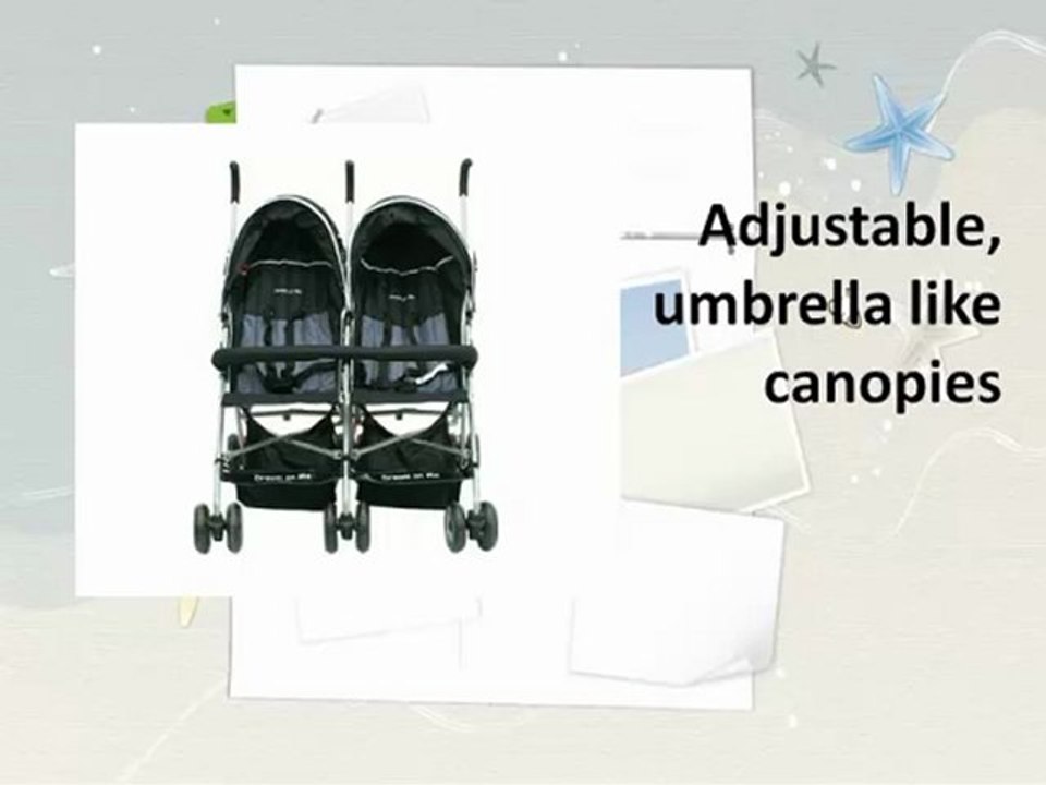 Cheap Double Strollers - Dream On Me Double Twin Stroller, Black