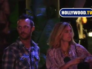 Drew Barrymore Watches The Lakers Without Makeup