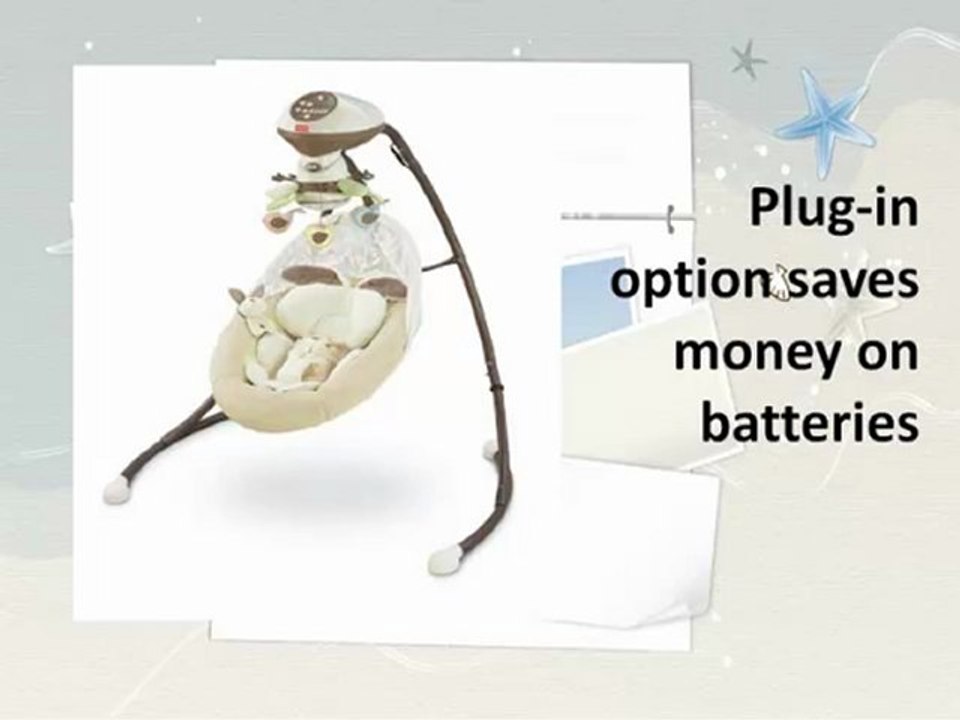 Fisher Price Swing - Fisher-Price My Little Snugabunny Cradle 'n Swing