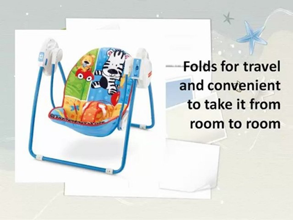 Fisher Price Take Along Swing - Fisher-Price Adorable Animals Open Top Take Along Swing