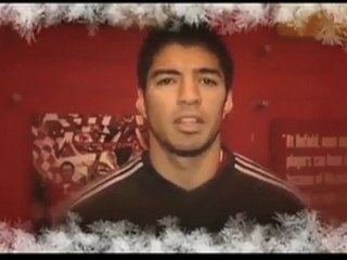 Luis Suárez desea felíz Navidad