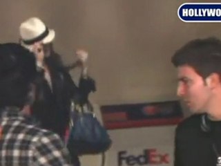 Lindsay Lohan Leaves My House.